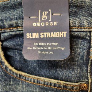 Men's  George Blue Jeans- New with Tags- Size 38/30